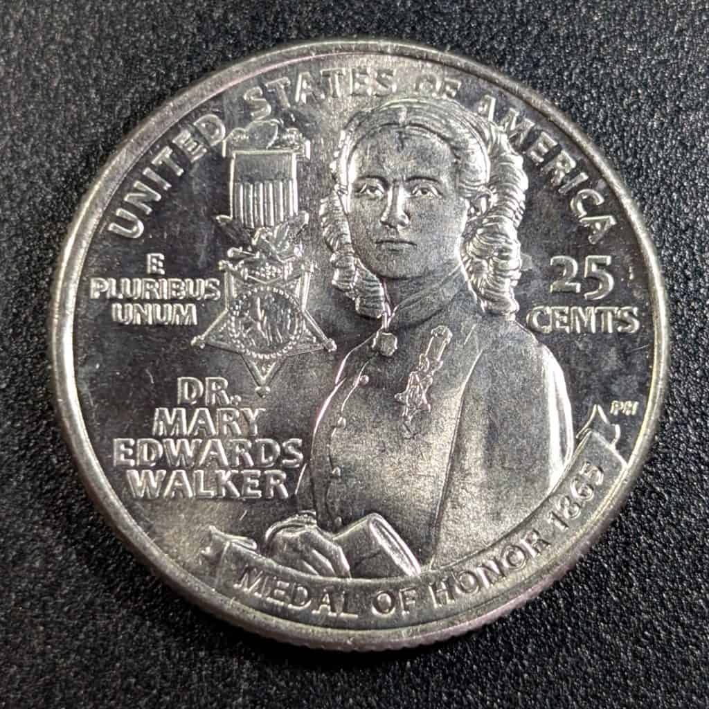 Full reverse of 2024 P Mary Walker Edwards WDDO-001